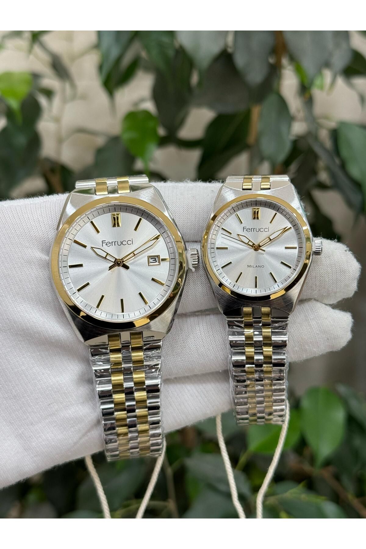 Ferrucci Marka Erkek Kadın Çift Kol Saati