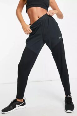 Nike Dri-Fit Essential Running Siyah Kadın Koşu & Antreman Eşofman Altı