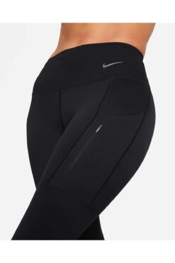 Nike Go Firm-Support Mid-Rise Cropped Training Kadın Tayt dq5908-010