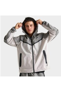Nike Tech Windrunner Tam Fermuarlı Ceket yağmurluk bol kalıp oversize ASLAN SPORT