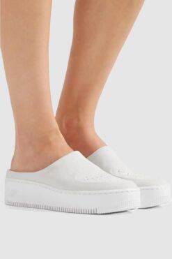 Nike Air Force 1 Lover Xx Leather Sneaker Kadın Hakiki Deri Terlik Kırık Beyaz