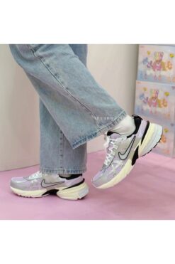 Nike V2K Run Shoes - Doll/Black/Barely ...
