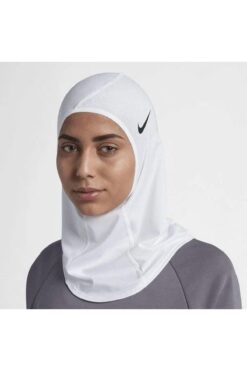 Nike Pro Dri-fit Hijab Sporcu Başörtüsü Eşarp Beyaz N.000.3533.101