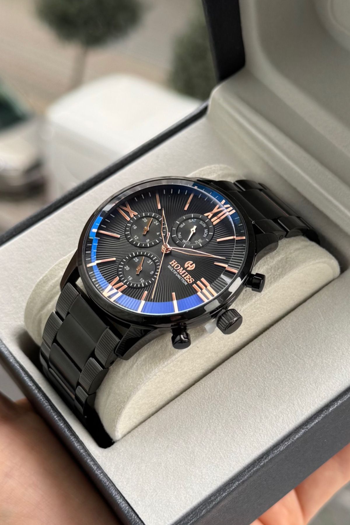 Homies ERKEK KOL SAATİ 2 YIL GARANTİLİ TÜM FOKSİYONLARI AKTİF HEDİYELİK KUTUSU VE BİLEKLİK HEDİYELİ - Görsel 5