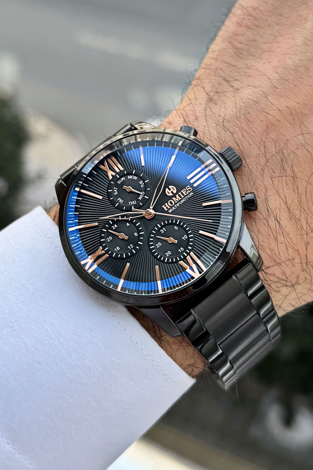 Homies ERKEK KOL SAATİ 2 YIL GARANTİLİ TÜM FOKSİYONLARI AKTİF HEDİYELİK KUTUSU VE BİLEKLİK HEDİYELİ - Görsel 7