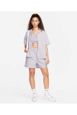 Nike Sportswear Everyday Modern Kadın Mor Şort