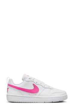 Nike COURT BOROUGH LOW RECRAFT Beyaz pembe Unisex Sneaker DV5456-113