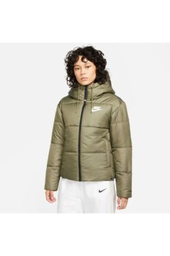 Nike Sportswear Therma-FIT Repel Classic Tape Kadın Haki Mont