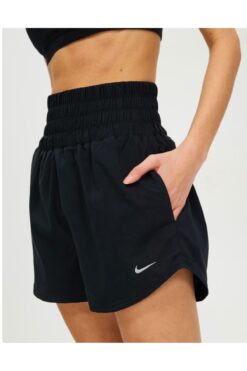 Nike One Dri-Fit Ultra High-Waisted 8cm (approx.) Brief-Lined Multidirectional Siyah Kadın Şort