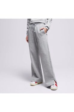 Nike Sportswear Phoenix Fleece Yüksek Belli Geniş Paçalı Kadın Gri Eşofman Altı
