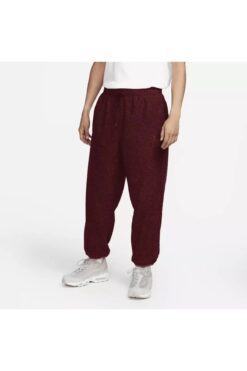 Nike Alt Winterized Kadın Bordo Eşofman Altı