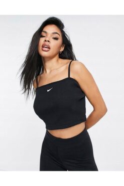 Nike Sportswear Essential Ribbed Crop Kadın Atlet DM6737-010