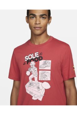 Nike Food For Your Sole Unisex T-shirt - Red Clay-dn5164-662
