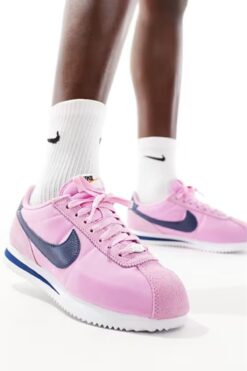Nike Cortez Pink&Navy Kadın Günlük Spor Ayakkabı