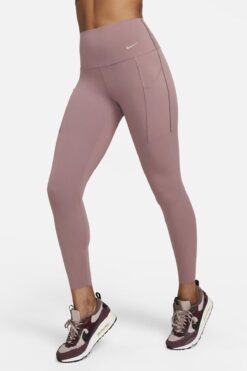 Nike Dri Fit Universa High Rise 7/8 Length Kadın Yüksek Bel Lazer Kesim Toparlayıcı 2 Cepli Dalgıç K