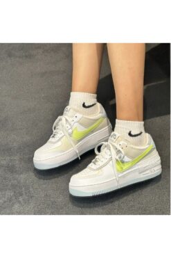 Nike Air Force 1 Shadow ''Double Marking'' Kadın beyaz  Spor Ayakkabı