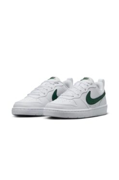 Nike Genç Spor Ayakkabı Çocuk Ayakkabısı Court Borough Low Recraft Yeşil Beyaz