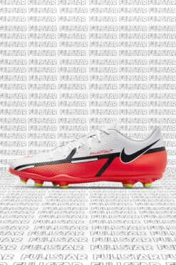Nike Phantom G. T. 2 Club F. G. / M. G. Unisex Soccer Shoes Beyaz Kırmızı Krampon