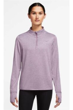 Nike Dri-Fit Swift Element UV 1/4-Zip Running Long-Sleeve Kadın Koşu Üst FB4316-536