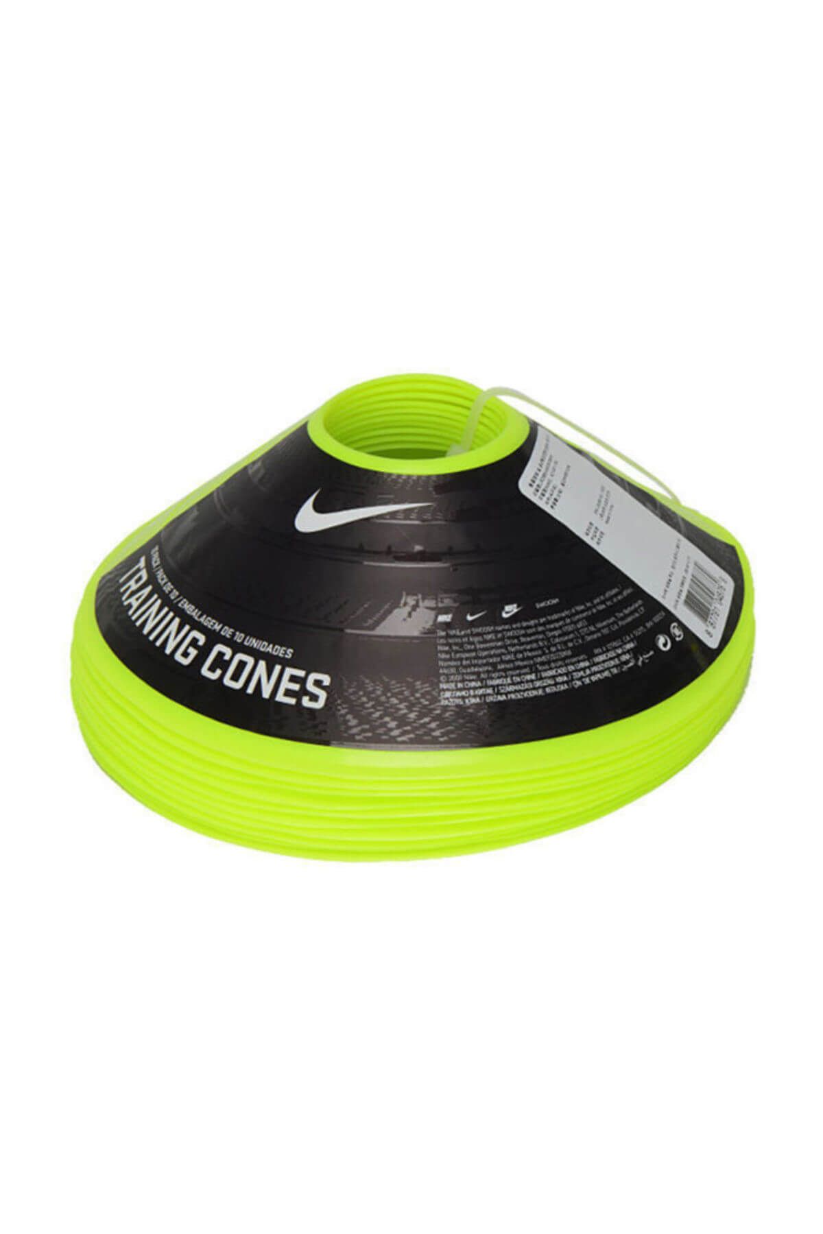 Nike 10'lu Antreman Konisi, Çanak, Şapka Training Cones Neon Sarı