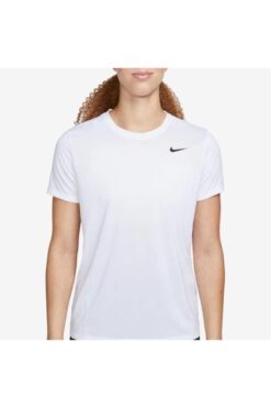 Nike W Dri-fıt Tee Rlgd Lbr Kadın Antrenman Tişörtü