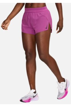 Nike AeroSwift Dri-Fit Kadın Mor Koşu Şort FN2328-518 ASLAN SPORT