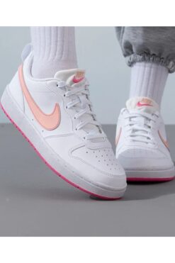 Nike Court Borough Low Recraft Genç Günlük Spora Ayakkabı Beyaz