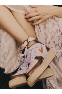 Nike Air Force 1 Mid QS Spor Ayakkabı - Kahverengi