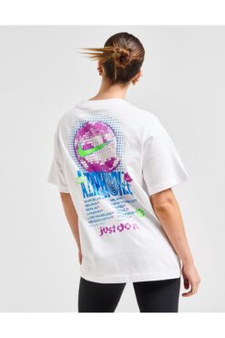Nike Sportswear Kadın Beyaz T-Shirt FV4262 - 100 NDD SPORT