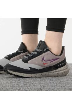 Nike Air Winflo 9 Shield Unisex Gri Koşu Ayakkabısı