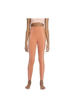 Nike Yoga Luxe Women's 7/8 Eyelet Leggings - Orange