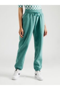 Nike Sportswear Phoenix Fleece High-Rise Oversize Yeşil Kadın Eşofman Altı