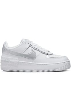 Nike Air Force 1 Shadow Phantom Sneaker Unisex Hakiki Deri Günlük Spor Ayakkabı Beyaz Taban 4cm