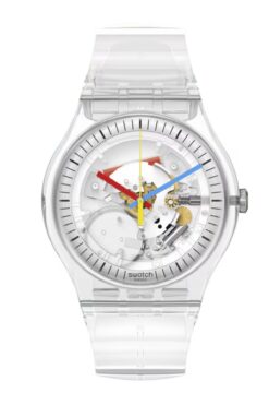 Swatch SO29K100-S06 Swatch Clearly New Gent Erkek Kol Saati