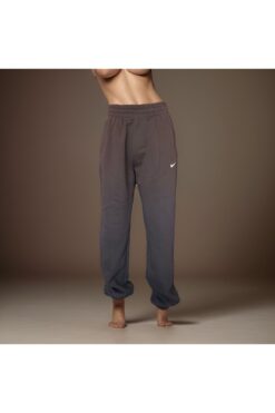 Nike Sportswear Essential Kadın Bol Kesim Eşofman Altı, Oversize Kahverengi Kadın Eşofman Altı