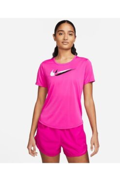 Nike Dri-FIT Swoosh Run Kısa Kollu Kadın Koşu Üstü