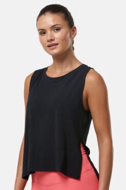 Nike Sportswear Dri Fit Yoga Black Tank Top Siyah Spor Atlet