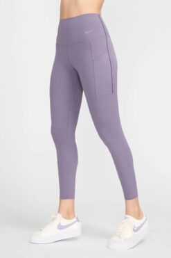 Nike Dri Fit Universa High Rise 7/8 Length Kadın Yüksek Bel Lazer Kesim Toparlayıcı 2 Cepli Dalgıç K