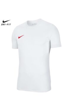 Nike Bv6708-103 Dri-fit Park Vıı Jsy Ss Tişört Erkek Futbol Forması Beyaz