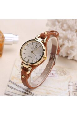 Toz Vintage Gyrox Kahverengi Yuvarlak Vintage & Retro Saat