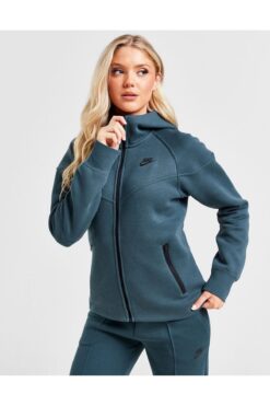 Nike Sportswear Tech Fleece Windrunner SS24 Full-Zip Hoodie Kadın Sweatshirt NDD SPORT