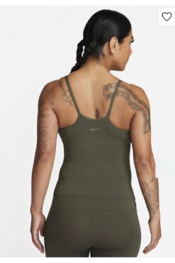 Nike Zenvy Women's Dri-FIT Tank Top Yeşil Kadın Atlet