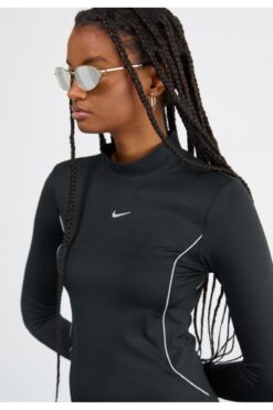 Nike Long Sleeve Dress Swoosh Woven Kadın Elbise HQ3752-010