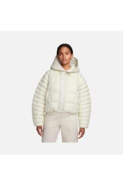 Nike Sportswear Therma-Fit PrimaLoft Thermoplume® Oversized Swoosh Puffer Full-Zip Hoodie Kadın Mont