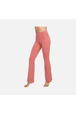 Nike Dri-Fit Zenvy High-Waisted Flared Leg Training Kadın pembe geniş paça spor Tayt fv7921-434