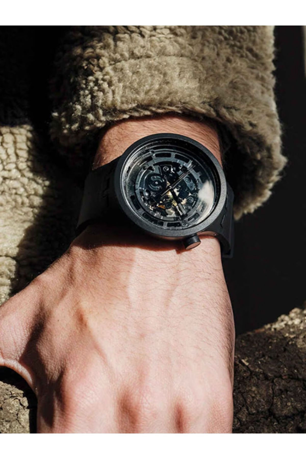 Swatch Big Bold Ceramic C-black Unisex Kol Saati Sb03b100