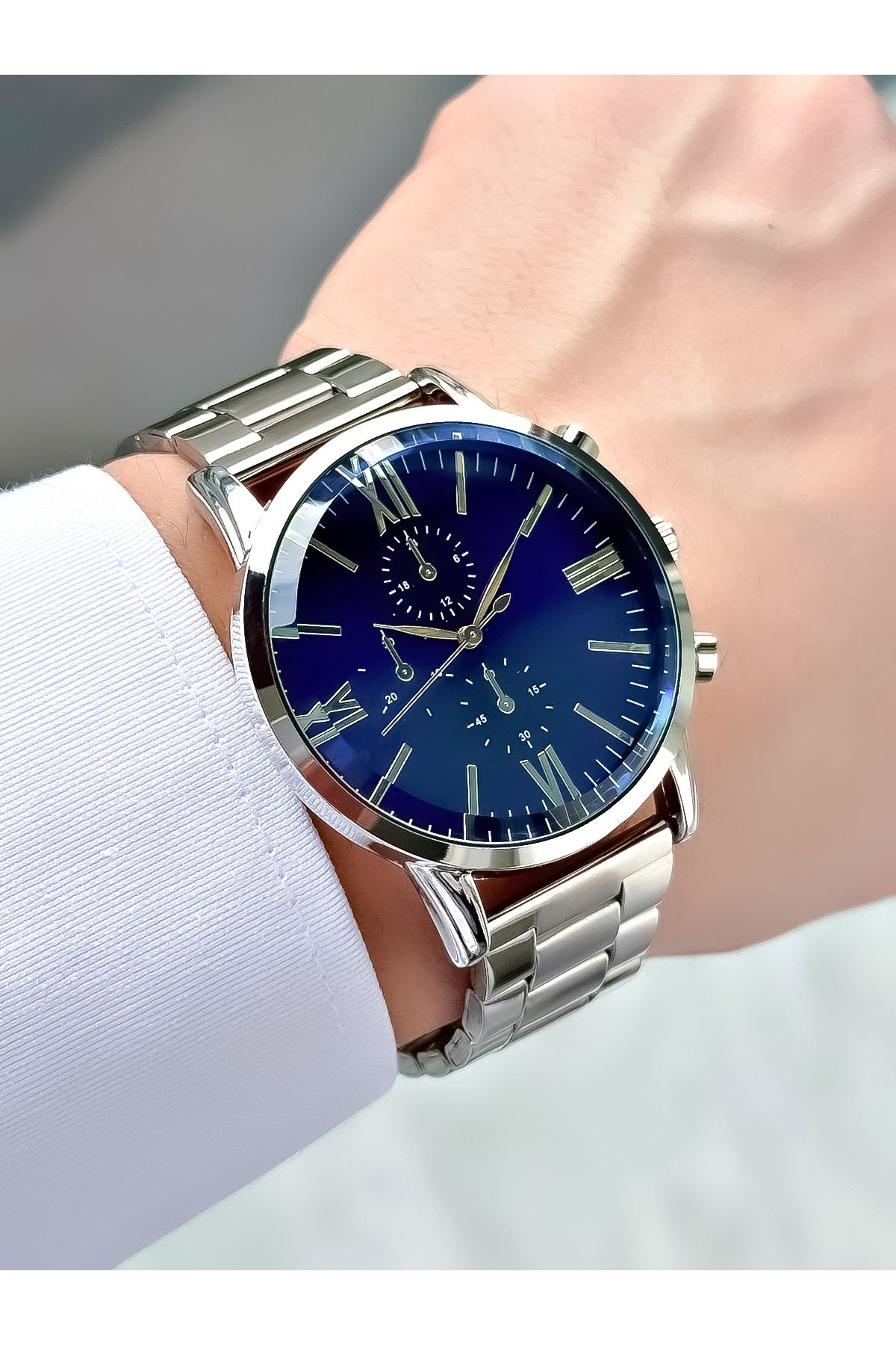 Michael Knight Kol Saati Çelik Kordon Özel Kutusunda