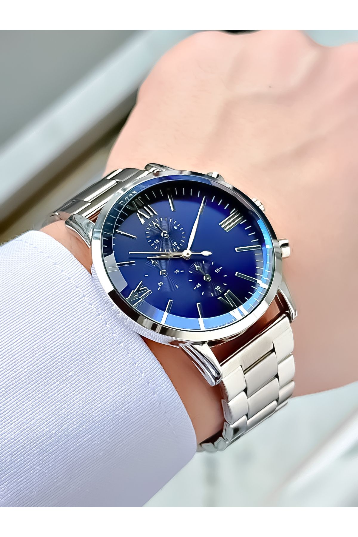 Michael Knight Kol Saati Çelik Kordon Özel Kutusunda - Görsel 2