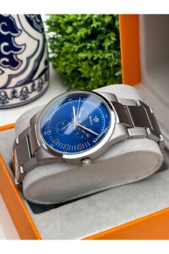 S.POLO Yeni Sezon Gümüş Renk Erkek Kol Saati Bileklik Hediyeli Babalar Günü Hediyesi