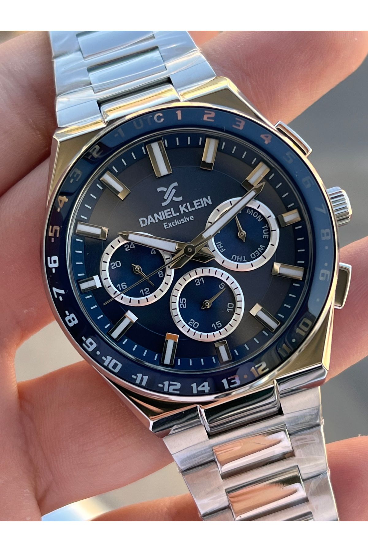 Daniel Klein Özel Deri Kutulu Çelik Kordon Iç Fonksiyonları Aktif 3 Atm Suya Dayanıklı Erkek Kol Saati - Görsel 2